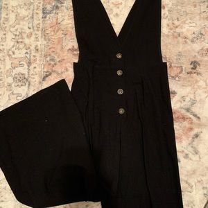 Flare leg jumpsuit